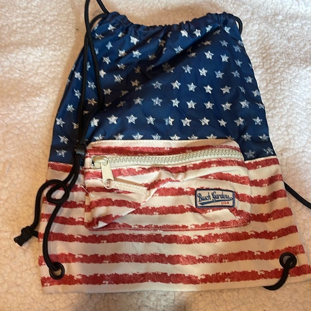 Busch Gardens drawstring bag NWOT